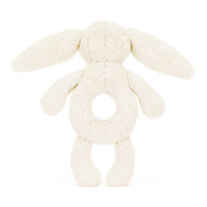 Jellycat Bashful Bunny Ring Rattle Cream